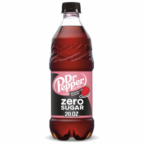 Strawberries & Cream Zero Sugar Soda D8